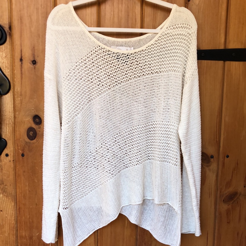 Prana Cream Knit Sweater